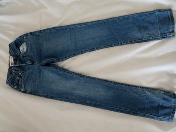 Jeans bleu Levi's slim fille