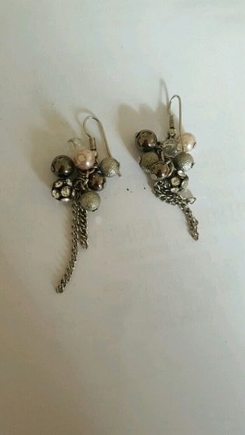 Boucles d'oreilles argenté