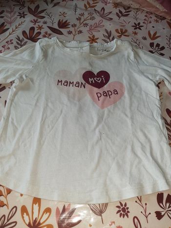 T-shirt manches longues 18 mois