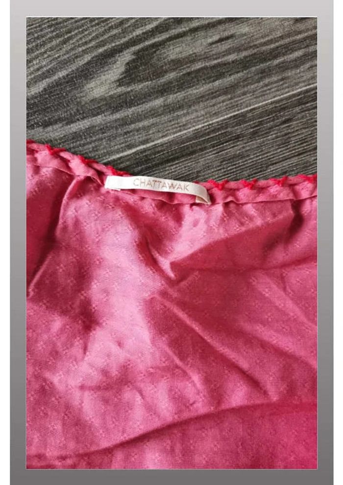 Haut Chattawak rose taille XL - photo numéro 2