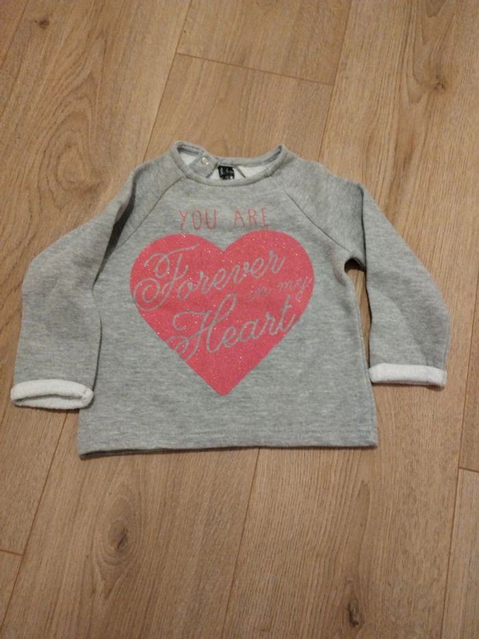 Sweat fille 24 mois