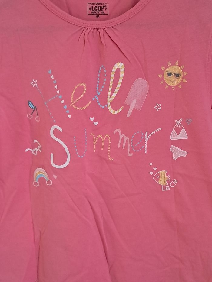 Tee-shirt 8 ans fille - photo numéro 2