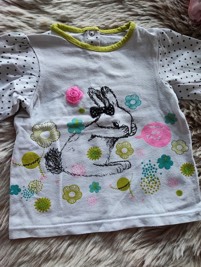 T-shirt lapin orchestra 9 mois - photo numéro 2