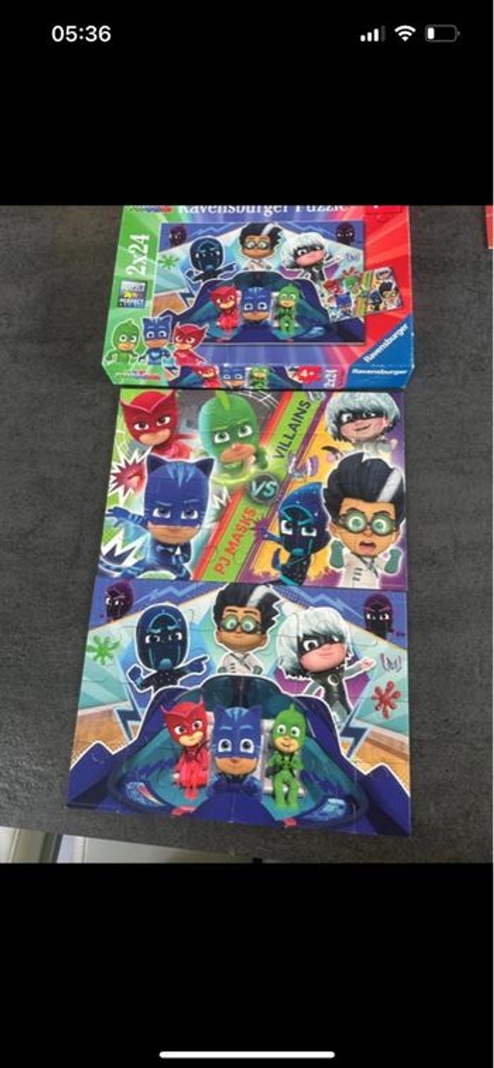 2 puzzles pyjamasques - photo numéro 5