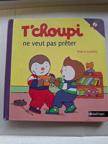 Livre "Tchoupi ne veut pas prêter "