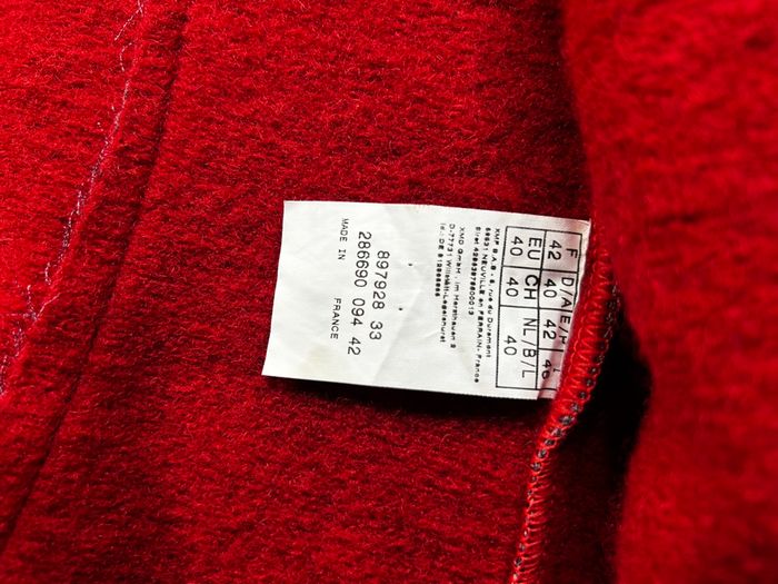 ❤️🔥 BLAZER VINTAGE ROUGE & NOIR – STYLE TARTAN – TAILLE 40 FEMME 🔥❤️ - photo numéro 10