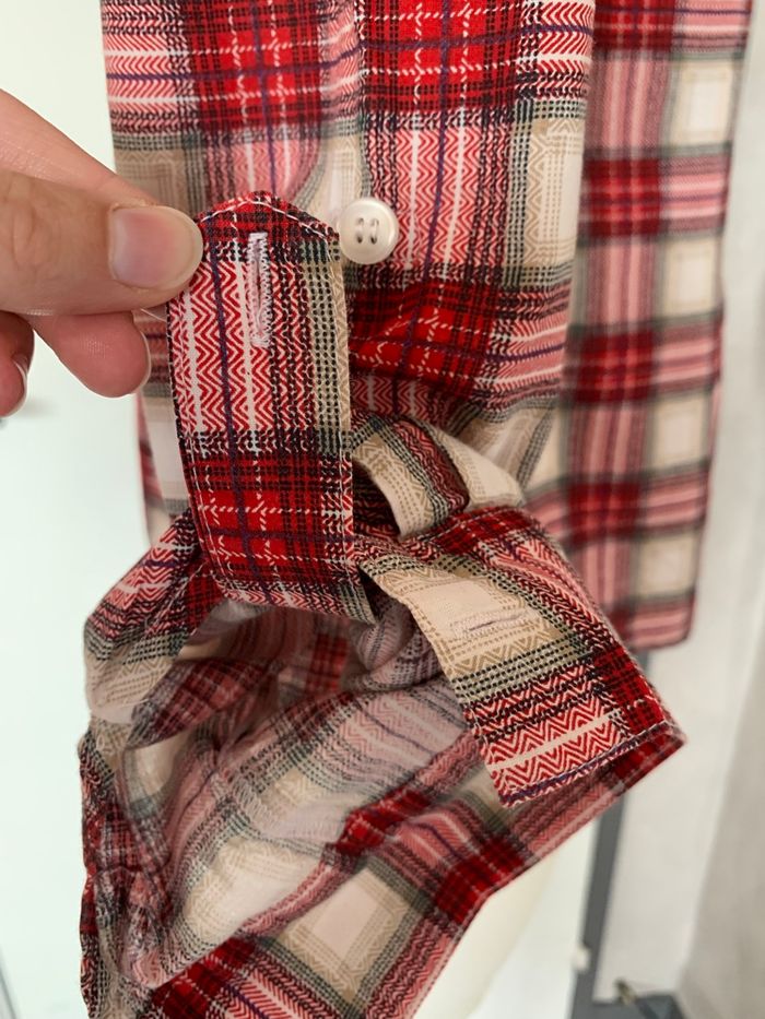 Chemise à carreaux rouge - photo numéro 7