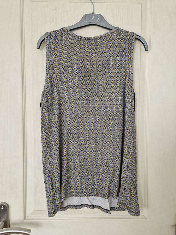 Débardeur à motifs gris femme collection u taille M/38 - photo numéro 4