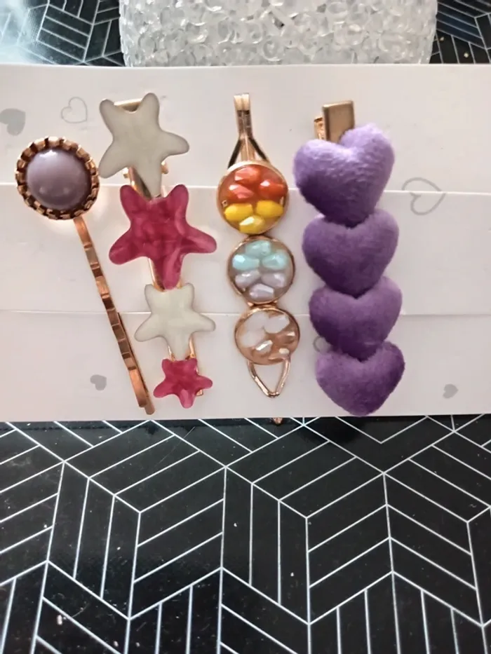 Lot de barrettes