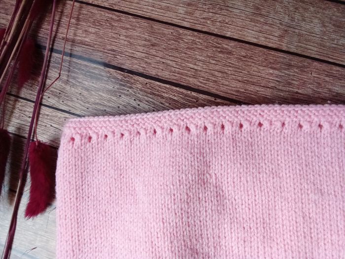 Robe tricot rose - photo numéro 4
