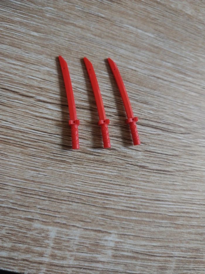Lego ninjago lot 3 épées - photo numéro 2