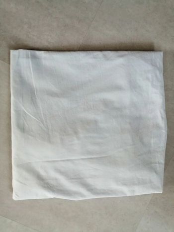 drap housse bleu ciel pour lit barreaux 50 x 110 cm