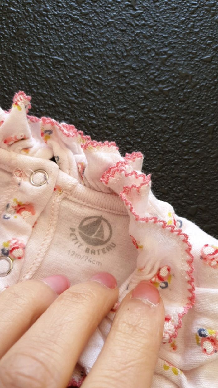 Blouse avec body 12m - photo numéro 4