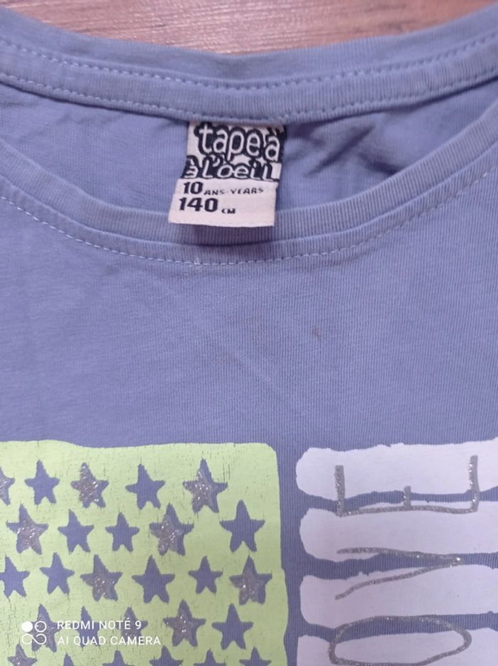 T-shirt fantaisie fille, Tape à l'oeil, 10 ans - photo numéro 3