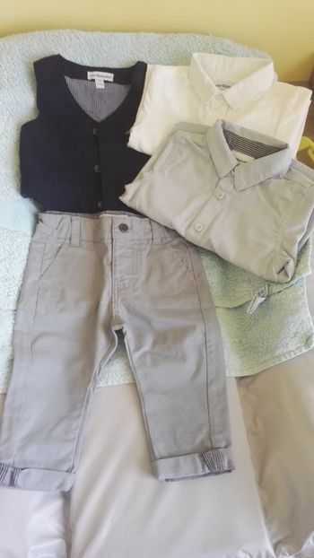 Lot vêtements chics pour petit garçon