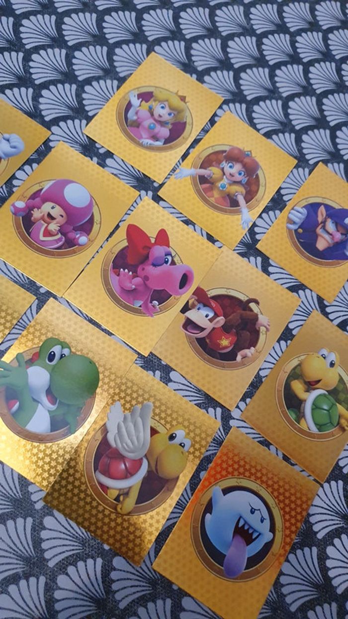 Carte de collection Super Mario Golden card Panini à l'unité - photo numéro 2