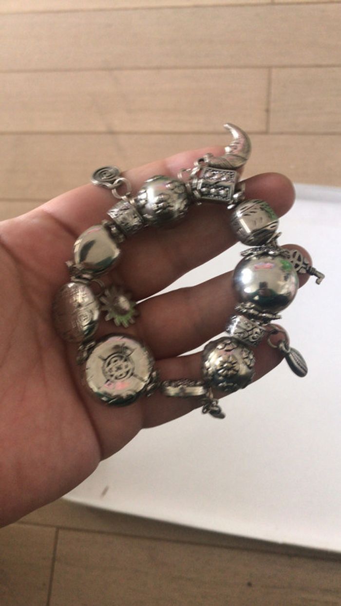 bracelet fantaisie métallique - photo numéro 5