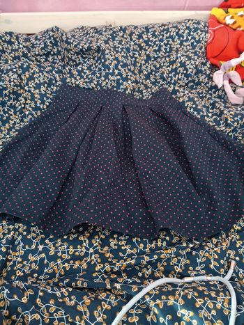 Jupe patineuse tex 13 14 ans motif coeur