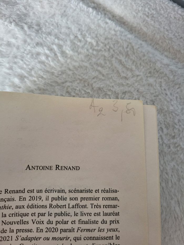 Lot de 3 livres policier - thriller - agatha christie - antoine renand - photo numéro 7