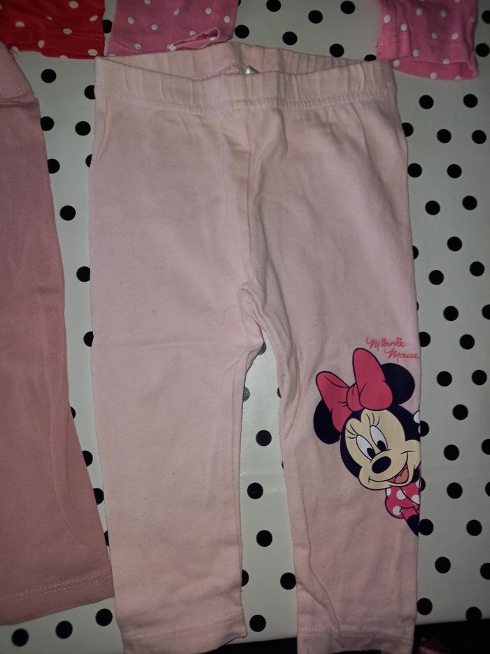 Lot de 4 leggings fille 12 mois - photo numéro 8