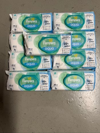 Lingettes Pampers Harmonie Aqua