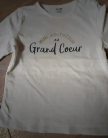 Tee-shirt grand cœur