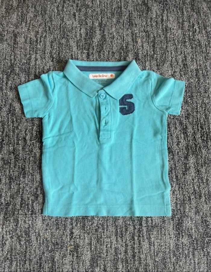Polo manches courtes été garçon 6 mois