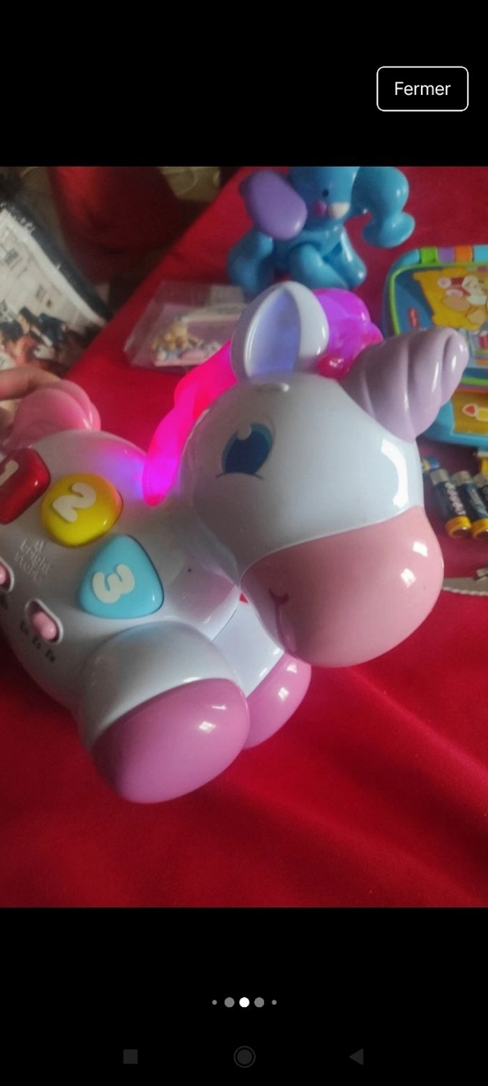 Licorne lumineux et musicale j6 - photo numéro 5