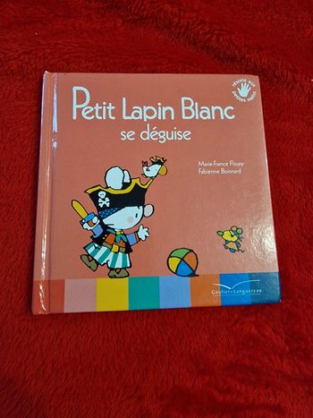 Petit Livre petit lapin blanc se déguise