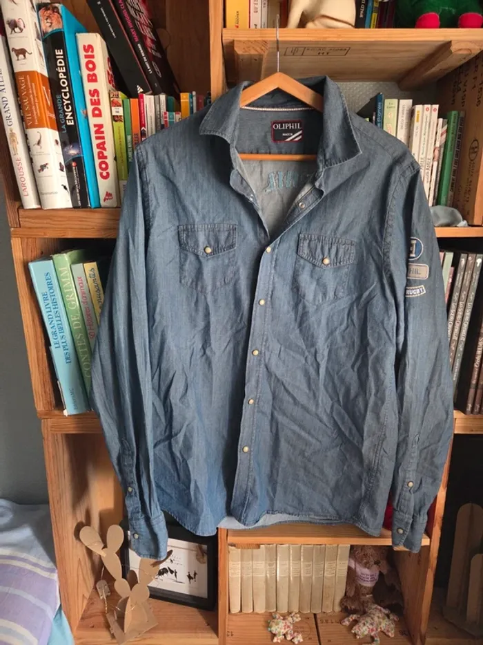 Chemise jean homme
