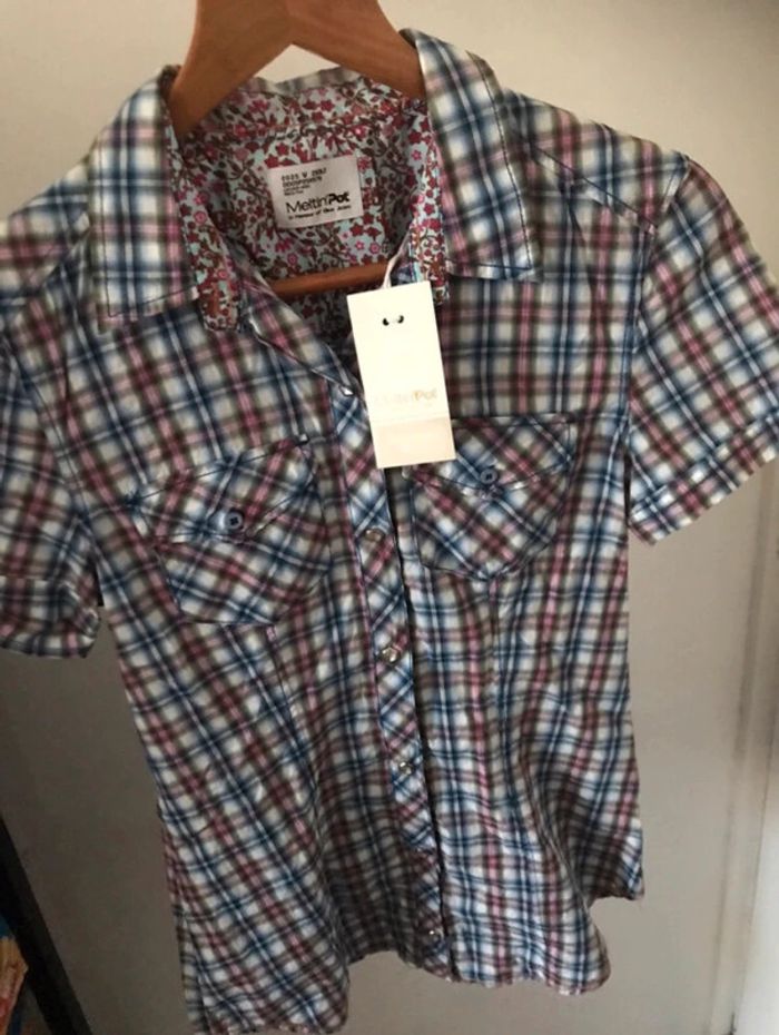 Chemise femme marque Meltin’Pot neuve avec étiquette taille XS - photo numéro 15