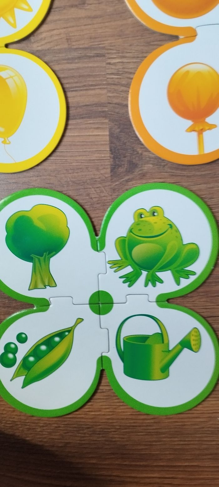 Lot de 5 puzzles de 4 pièces. - photo numéro 2