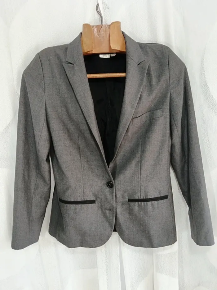 Sœur "Blazer cintrée anthracite" t. L