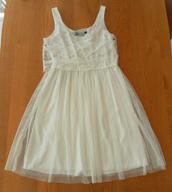robe blanche dentelle