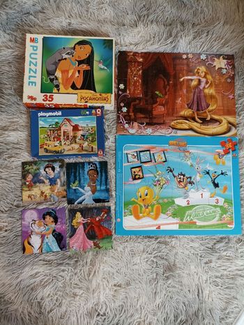 Lot de 8 puzzles enfant