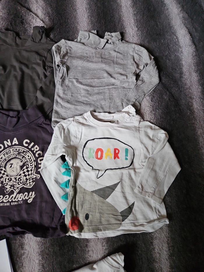 Lot de 5 Tee-shirt manches longues 18 mois - photo numéro 6