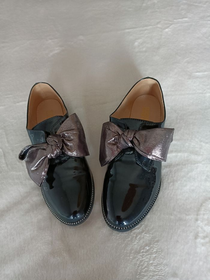 Mocassins femme vernis noir - photo numéro 2