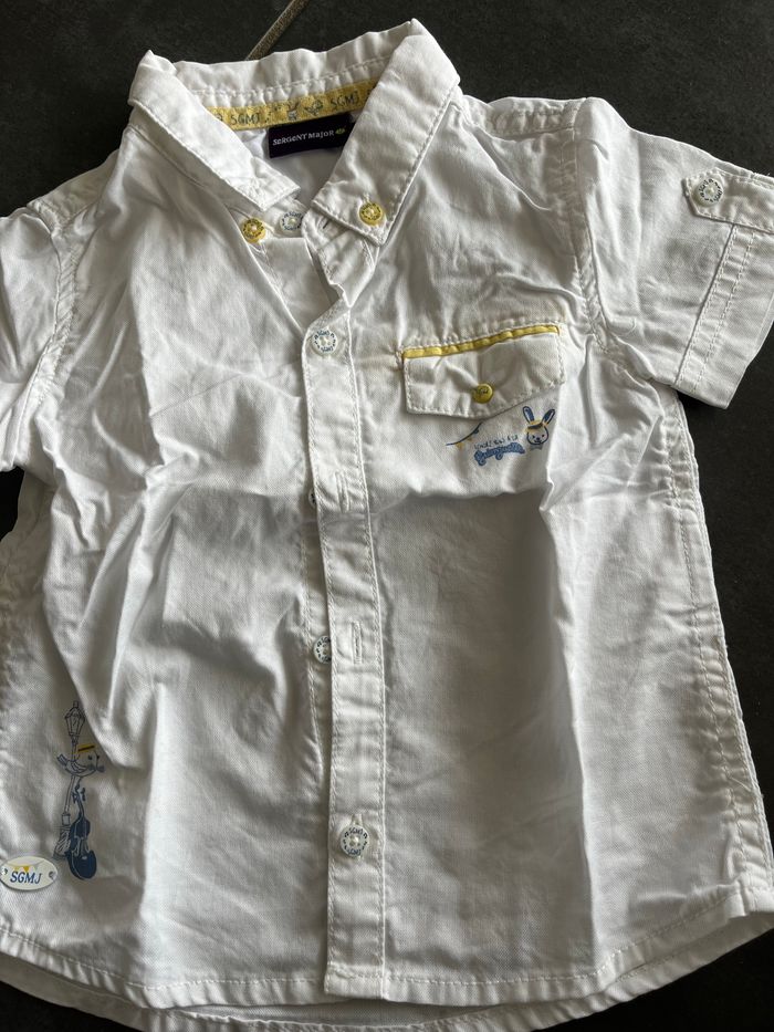 Chemise manche courte 12 mois