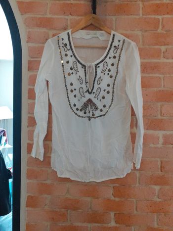 Tunique voile blanche