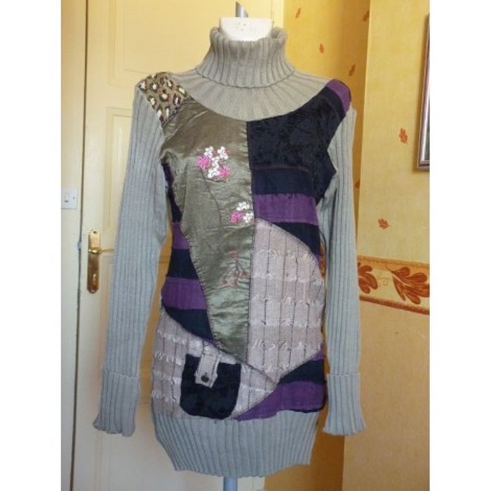 Savage Culture - Robe pull Marron TM