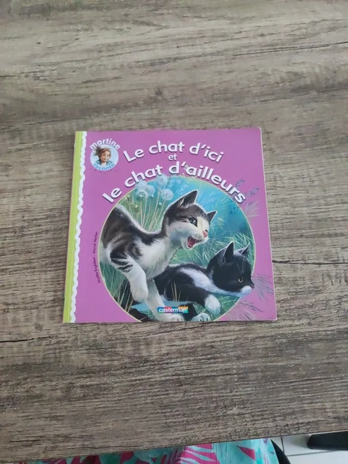 Livre Martine raconte "Le chat d'ici et le chat d'ailleurs"