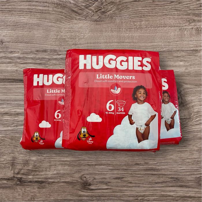 Huggies Little movers TAILLE 6 ( lot de 3)