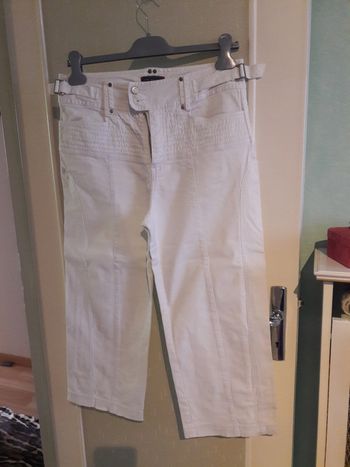 Pantacourt blanc t38