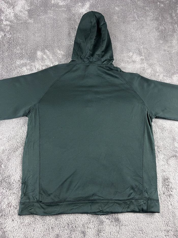 Sweat Capuche Champion Vintage Noir – Taille L – Logo Brodé Rouge - photo numéro 2