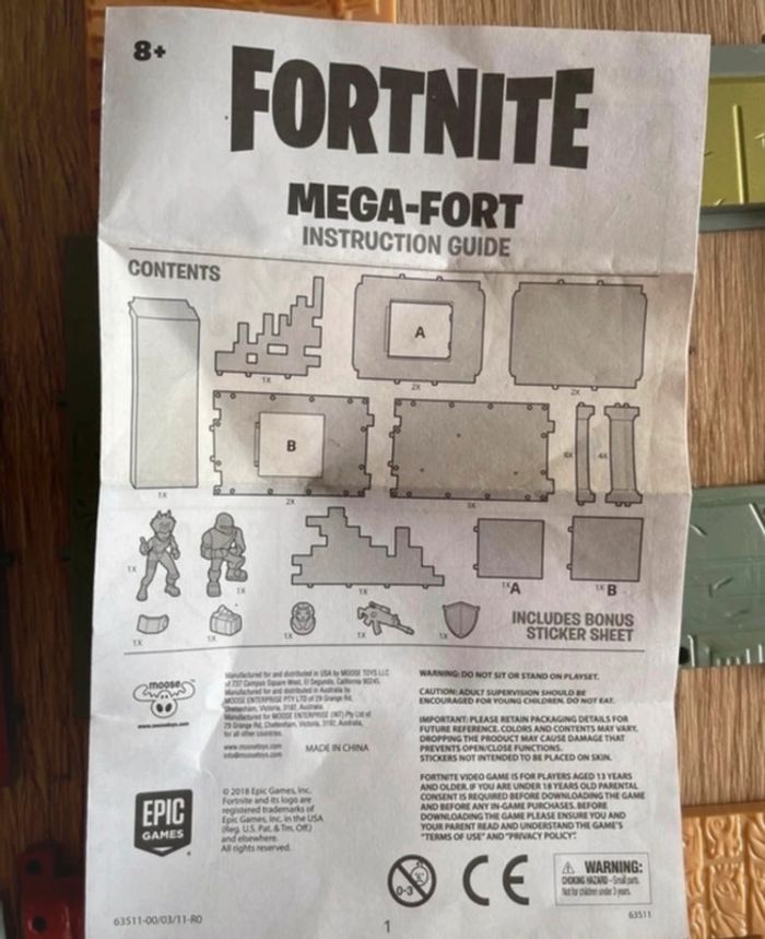 Giochi Preziosi- Mega Fort + 2 Figurines FRT36000 neuf - photo numéro 4