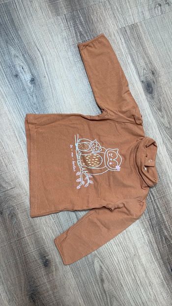 Teeshirt col montant 18 mois