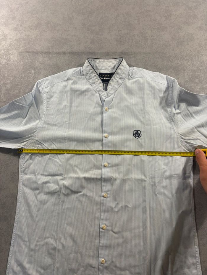 Chemise rayés blanche et Bleu The Kooples Sport Taille M - photo numéro 8