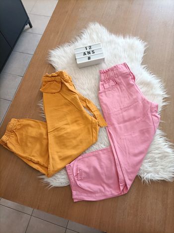Pantalon fluide fille 12 ans