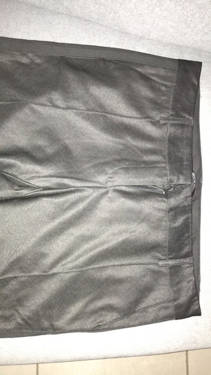Pantalon pince noir brillant kookai taille 38 - photo numéro 2