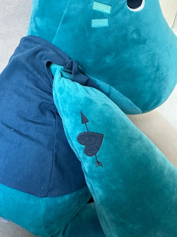 Grande peluche marius le rhinocéros - photo numéro 4